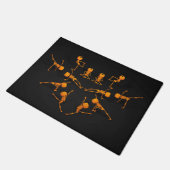 Halloween Yoga Class Deurmat (Schuin)