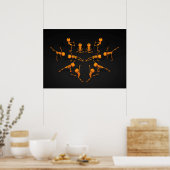 Halloween Yoga Class Poster (Keuken)