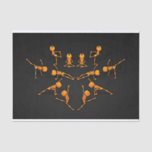 Halloween Yoga Class Tissuepapier