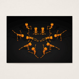 Halloween Yoga Class Visitekaartjes