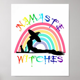 Halloween Yoga Lgbt Pride - Namaste Heksen Poster