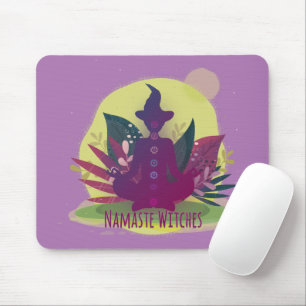 Halloween Yoga Namaste Heksen Muismat