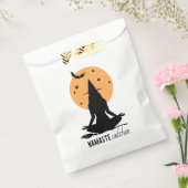 Halloween yoga Witch Bedankzakje (Gezegeld)