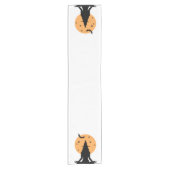 Halloween yoga Witch Korte Tafelloper (Voorkant)