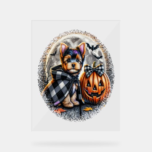 Halloween Yorkie Dog (Recto)