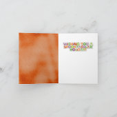 Halloween - Yorkie - Vinnie Kaart (Binnen)