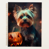 Halloween Yorkshire Terrier Avec La Peur Citrouill (Devant)