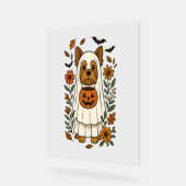 Halloween Yorkshire Terrier Fleurs Halloween (Angle)