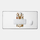 Halloween Yorkshire Terrier Fleurs Halloween (Clavier et souris)
