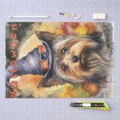 Halloween Yorkshire Terrier Hond Tissuepapier (Craft)