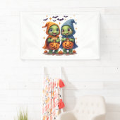 Halloween Zee Turtle Ghost Turtles T-shirt Spandoek (Insitu)