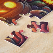 Halloween zeemeermin puzzel (Zijkant)