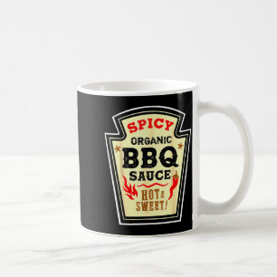 Halloween Zeis Bbq-saus Grappig Eten Kostuum Manne Koffiemok