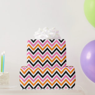 Halloween Zigzag – Krachtig Seizoensgebonden Patro Cadeaupapier