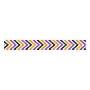 Halloween Zigzag – Krachtig Seizoensgebonden Patro Grosgrain Lint