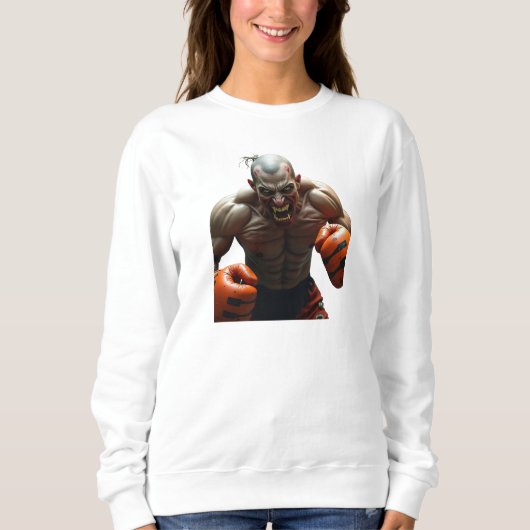 Halloween Zombie Boxer - Combat Sports Design Trui (Voorkant)