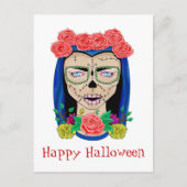 Halloween Zombie Cinco de Mayo Fiesta Briefkaart (Voorkant)