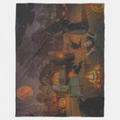 HALLOWEEN ZOMBIE FLEECE DEKEN (Voorkant)