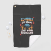 Halloween Zombie Golfhanddoek (Insitu)