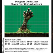 Halloween Zombie Hand From Grave ES4L Decoupage Tissuepapier