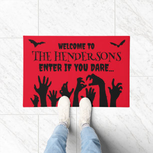 Halloween Zombie Hands Enter als je durft Deurmat