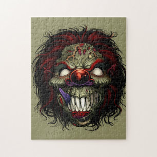 Halloween Zombie Killer Clown Scary Funny Legpuzzel