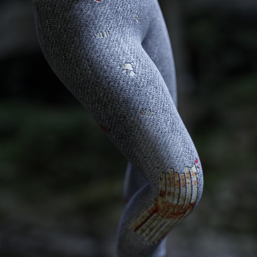 Halloween Zombie Kostuum Ripped Jeans Leggings