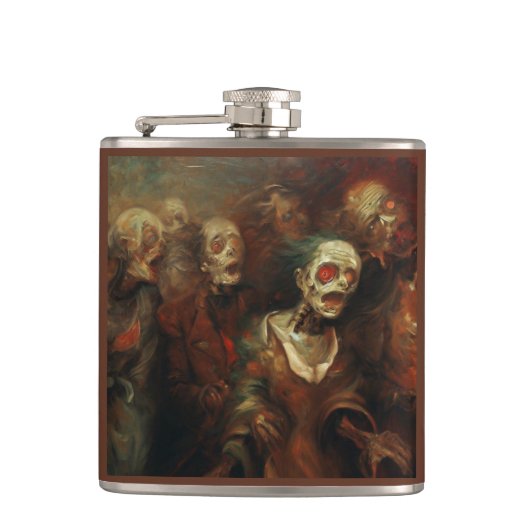 Halloween - Zombies 1 Heupfles (Voorkant)