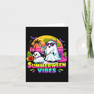 Halloween Zomerweens Grappige Geesten Wandelende H Kaart