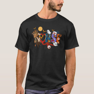 Halloween Zursing Cute Health Worker Brawe T-shirt