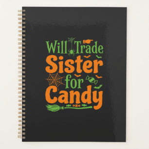 Halloween Zuster Snoep Handel Design_1 Planner