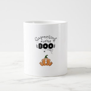 Halloween Zwangere Moeder Te Verwachten Kleine Boo Extra Grote Beker
