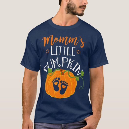 Halloween Zwangerschap Moeder Om Mama Kleine T-shirt (Voorkant)