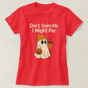 Halloween Zwangerschapsaankondiging Schrik Me Niet T-shirt