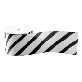 Halloween zwart en wit gestreept lint (Spoel)