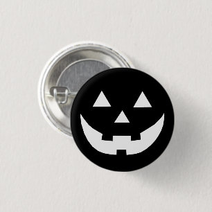 Halloween zwart-wit Jack o lantaarnkostuum Ronde Button 3,2 Cm
