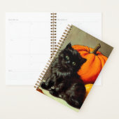  Halloween zwarte kat en pompoenen Planner (Display)