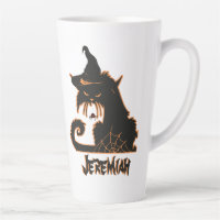 Halloween Zwarte Kat Heks Spinnen Griezelen