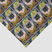  Halloween zwarte kat heksenweefsel Tissuepapier (Detail)