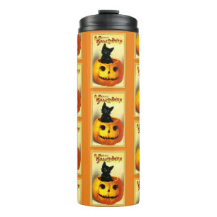 Halloween Zwarte Kat Thermokop Thermosbeker