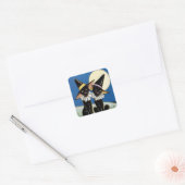  Halloween zwarte katten Vakantie sticker (Envelop)