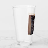  Halloween Zwarte Kitten Illustratie Glas (Rechts)