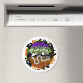 Halloweenathon Circle Jeu Board Magnet (In Situ (Lave-vaisselle))