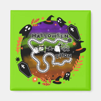 HalloweenAthon Cirkel Spel Board Groene Magneet