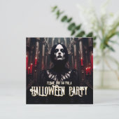 Halloweenfeest - Gothic Dark Invitation (Staand voorkant)