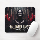 Halloweenfeest - Gothic Dark Invitation Muismat (Met muis)
