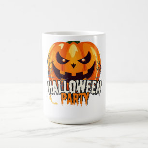 Halloweenfeest – Jack-o'-lantaarn ontwerp Koffiemok