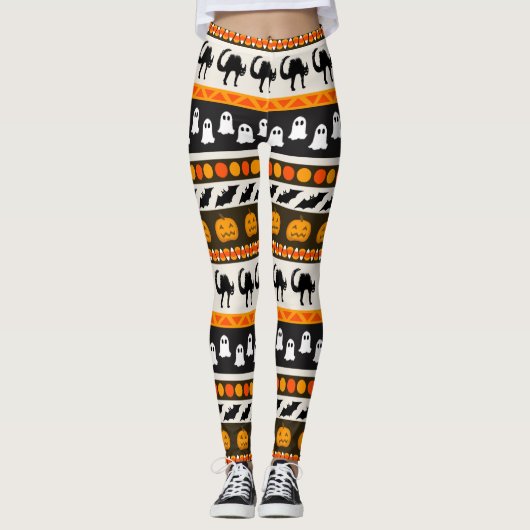 Halloweenfeest Leggins Leggings (Voorkant)