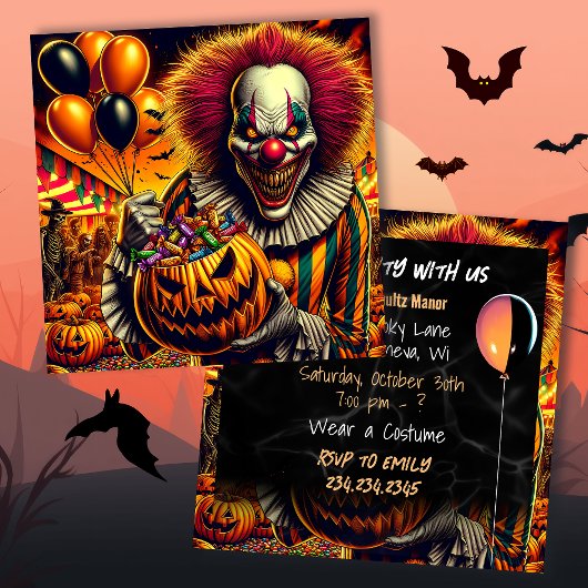 Halloweenfeest | Scary Clown thema
