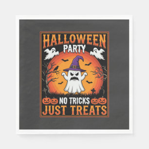 Halloweenfeest Spook Geen Streken Alleen Snoepjes Servet